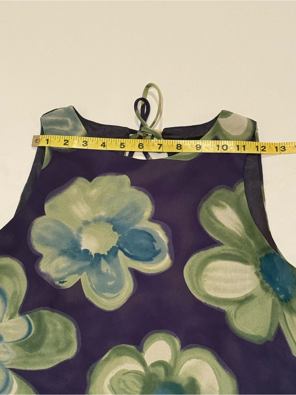 Rare Vtg 90s/Y2K POSITIVE ATTITUDE Sheer Floral Mini Dress - Picture 16 of 16